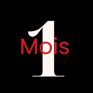 1 mois d'abonnement
